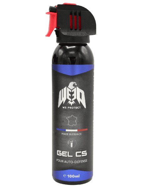 Bombe lacrymogène gel 100 ml longue portée — Bombes lacrymogènes | Défense Légale
