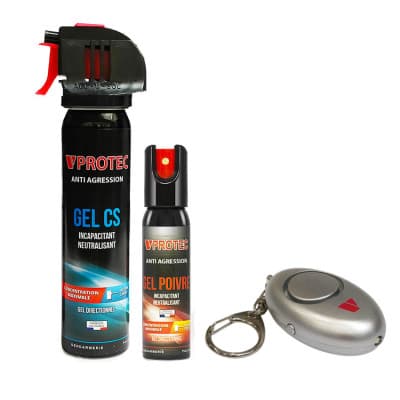 Kit étudiant — Alarme 130 dB + Mini spray CS