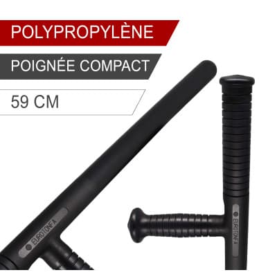 Tonfa polycarbonate 60 cm — Matraques télescopiques | Défense Légale